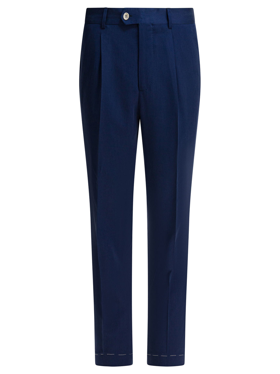 Brunello Cucinelli Silk Chino Pants Trousers - Blue | 08eeb8772df3c0451f1f960e5505682d8d169a2f