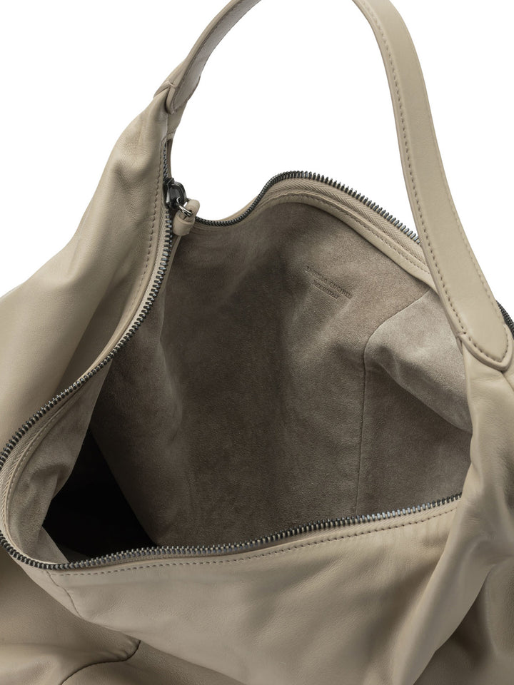 Brunello Cucinelli Hobo Swing Handbags - Beige | d9c181f5a04a49dfdcd5a52c2e986efcfe35f76f