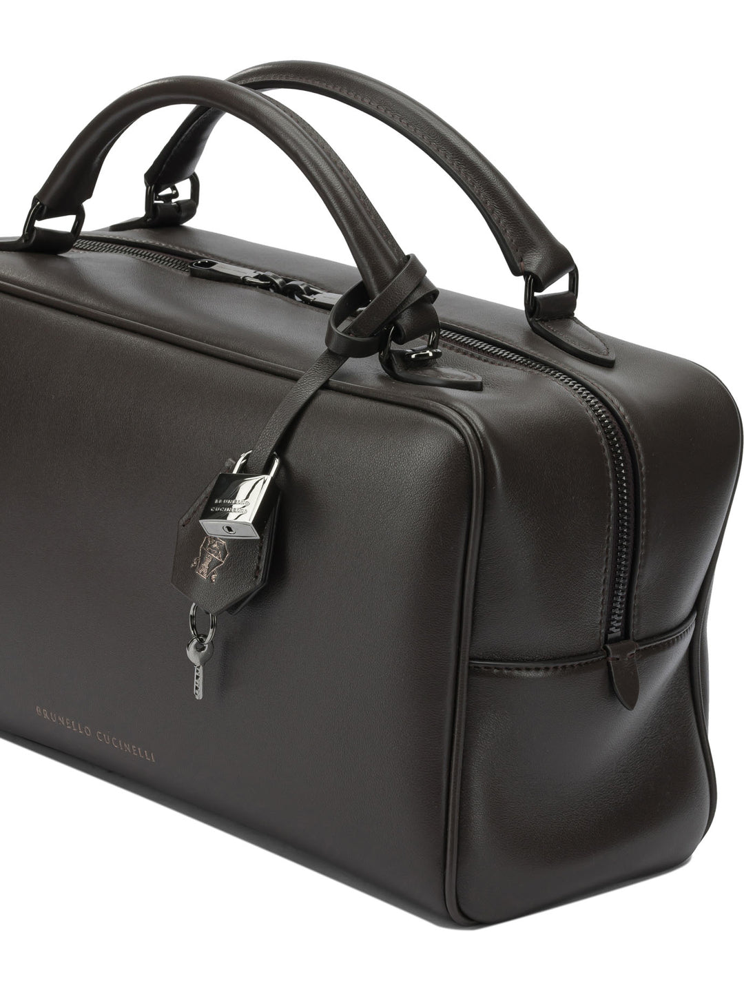 Brunello Cucinelli Boston Explorer Handbags - Brown | 0991eb0b31da643573702e6798220a35c4faced7