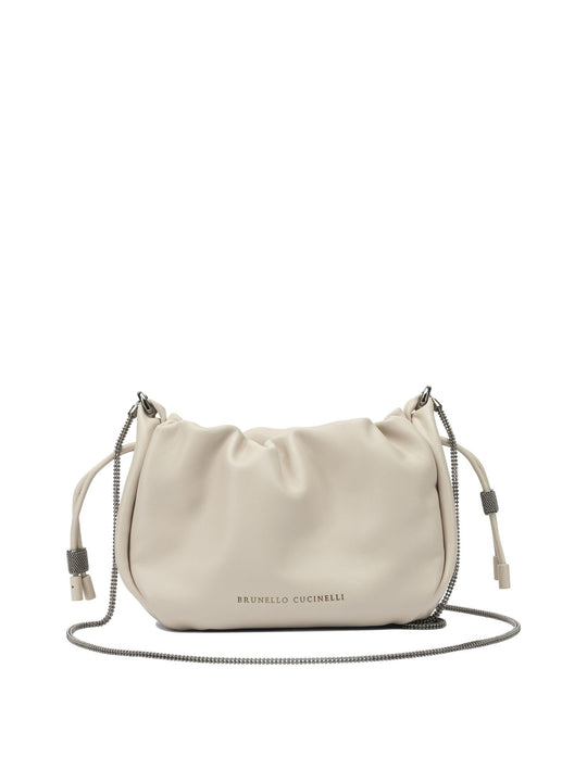 Bucket Mellow Crossbody Bags Beige