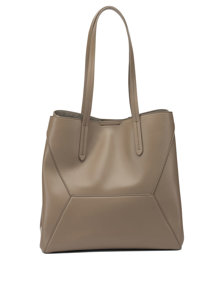 Brunello Cucinelli Bc Duo" Shoulder Bag Shoulder Bags - Brown | 202f8b13bfdc1aa36325ffe612bb08aaf52de569