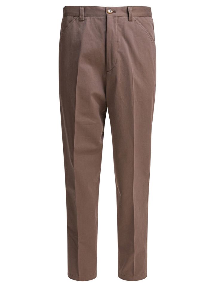 Brunello Cucinelli Tapered Pants Trousers - Beige | 345db97831e3e0bcd991e68bf68209cebe50290c