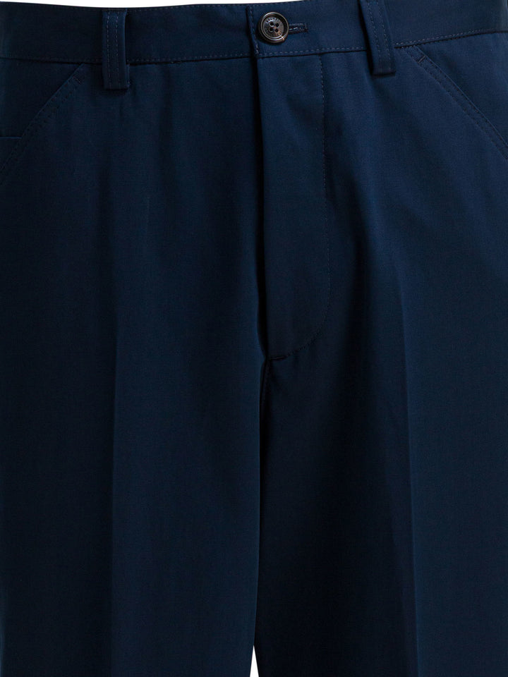 Brunello Cucinelli Tapered Pants Trousers - Blue | addceb2322d233c1e4541aeb76995afcb41e52dc