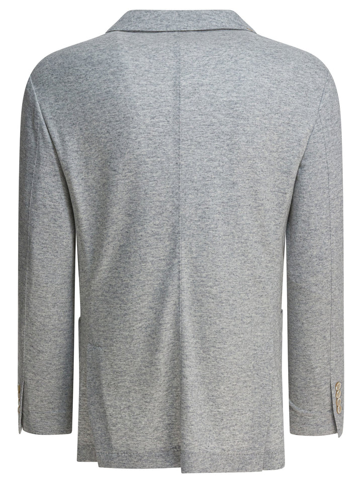 Brunello Cucinelli Cashmere Blazer Jackets and Coats - Grey | 0a2f35038043682eef39547e175e70a1939e9f3c