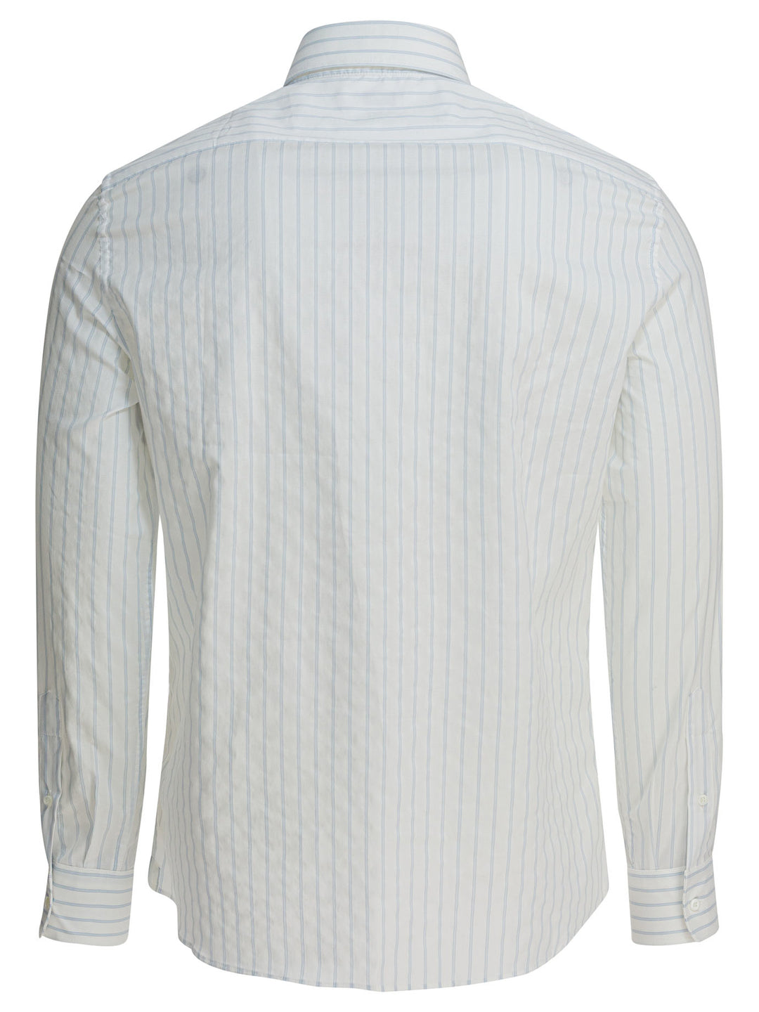 Brunello Cucinelli Cotton Striped Shirt Shirts - White | 70411096e05c766cbda3dac284028b0dcd6acdc7