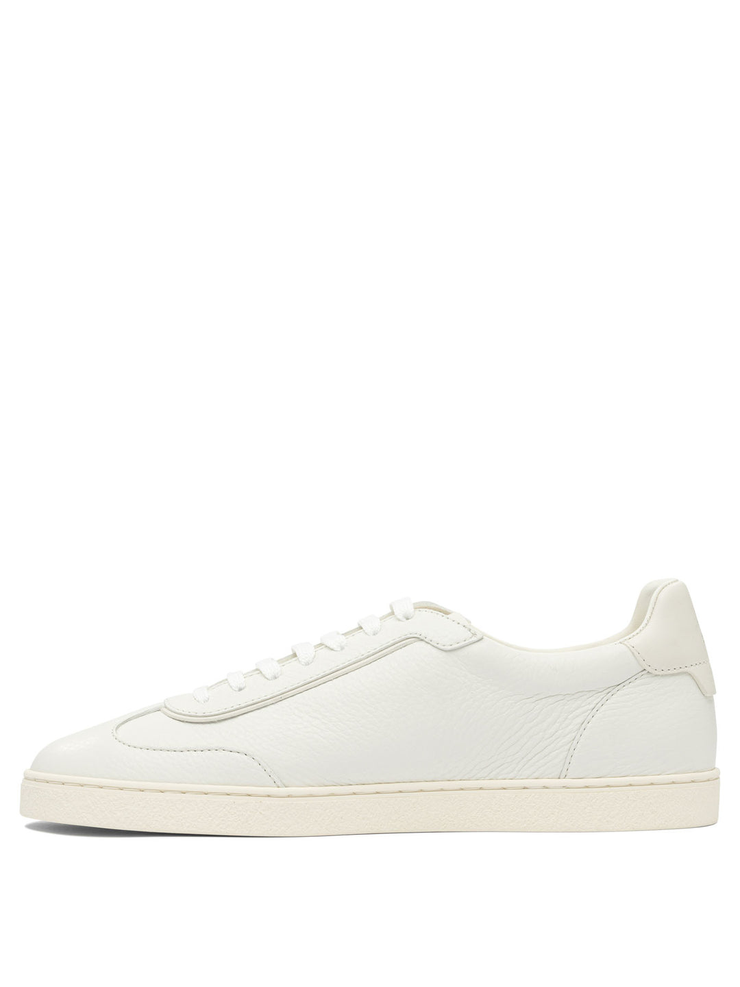Brunello Cucinelli Leather Sneakers Sneakers & Slip-On - White | 4c19a38c24e7b674b94c482ec62bdf47ed5ec164