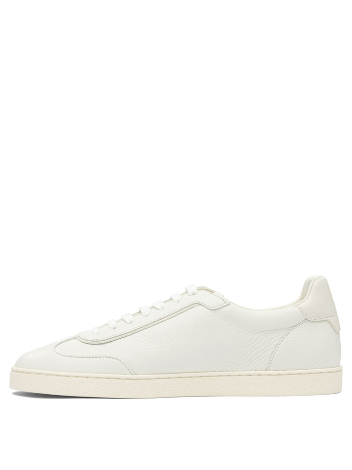 Brunello Cucinelli Leather Sneakers Sneakers & Slip-On - White | 4c19a38c24e7b674b94c482ec62bdf47ed5ec164