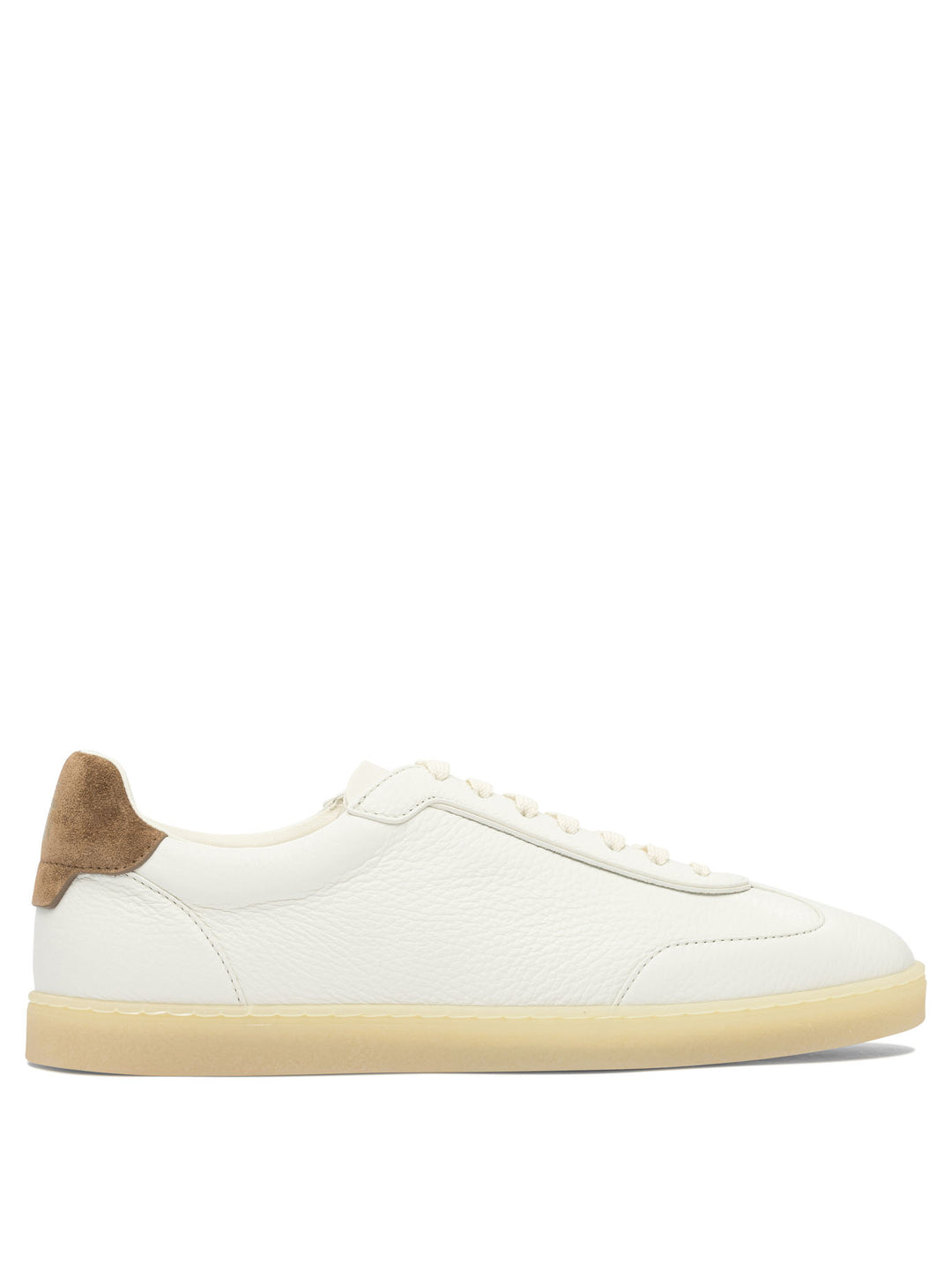 Brunello Cucinelli Leather Sneakers Sneakers & Slip-On - Beige | 5294dcb63c3671b08197300871b22f8b22200b27