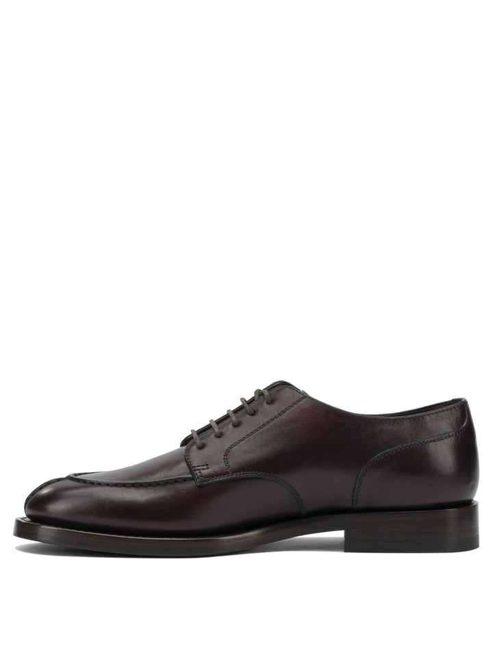 Brunello Cucinelli Leather Derby Lace-Up shoes - Brown | 4d71272898325292cc6ca986d2088ec9884711b9