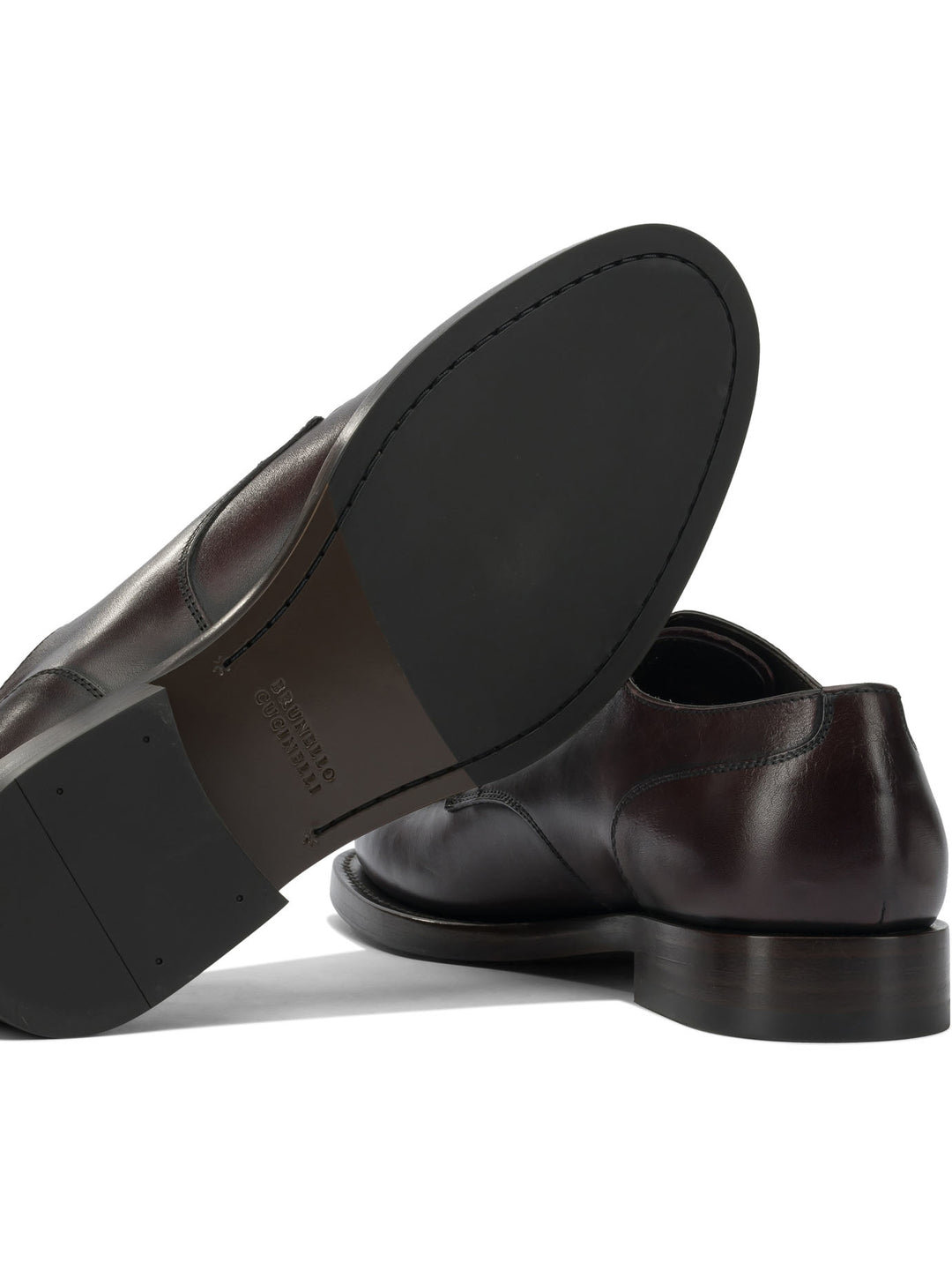 Brunello Cucinelli Leather Derby Lace-Up shoes - Brown | c3da3b8e825dda2d0edbb26adc048286a7a60da8