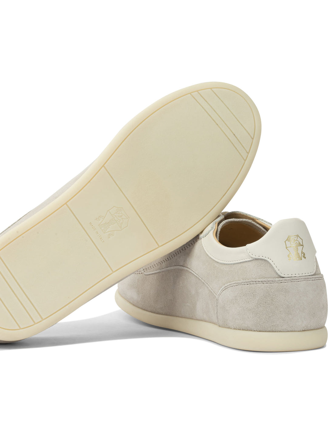 Brunello Cucinelli Suede Sneakers Sneakers & Slip-On - Beige | 048928c44c2402791d3a97541fdc24fcf94fdbcb