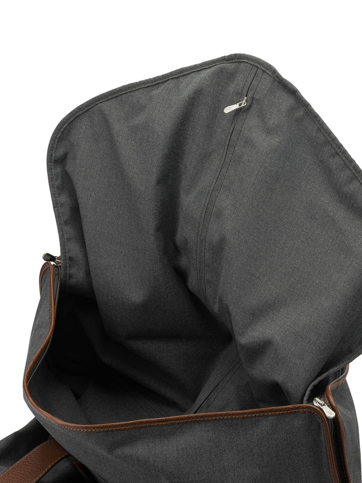 Brunello Cucinelli Travel Suit Bag Travel & Sport - Grey | 0dfd4eef3bdc112b5b2f9cd4c73c2e7ae7feabc8