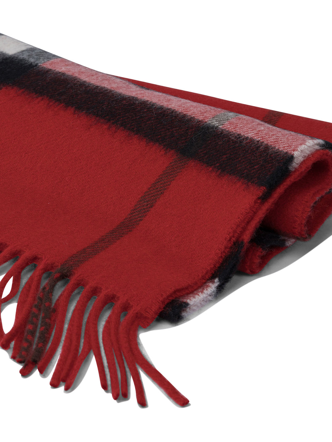 Burberry Check Sciarpe & Foulard - Red | 76f32dd16aecf7fdc93a02fa5654589446b4773a