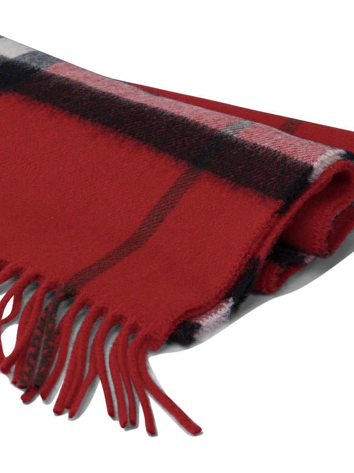 Burberry Check Sciarpe & Foulard - Red | 76f32dd16aecf7fdc93a02fa5654589446b4773a