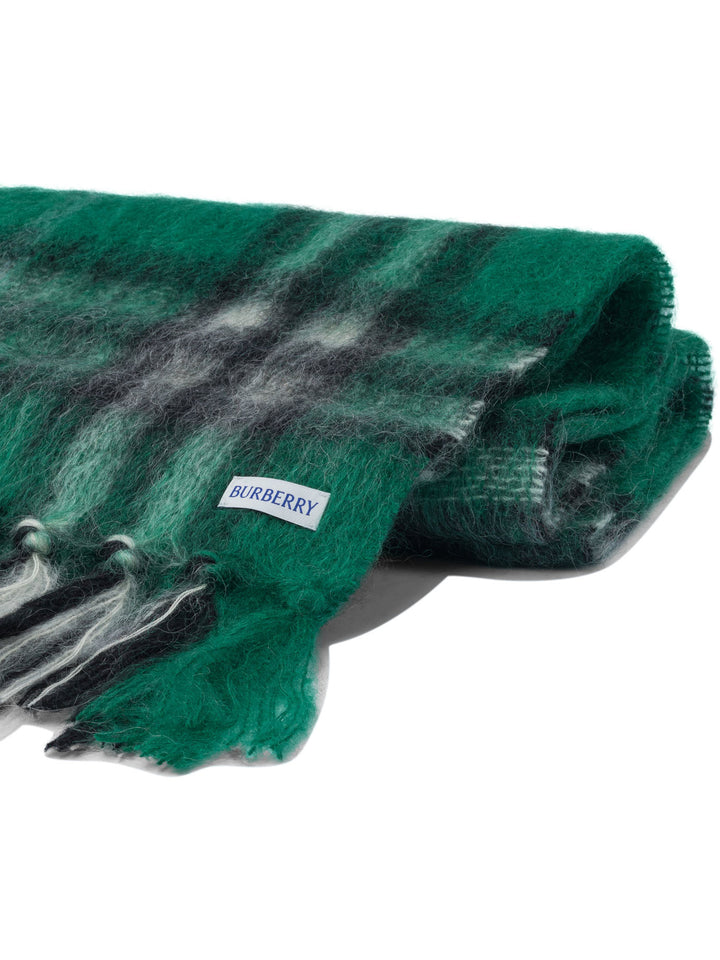 Burberry Check Sciarpe & Foulard - Green | 677248e63a4faed876b063e25bcd1d95f4359a39