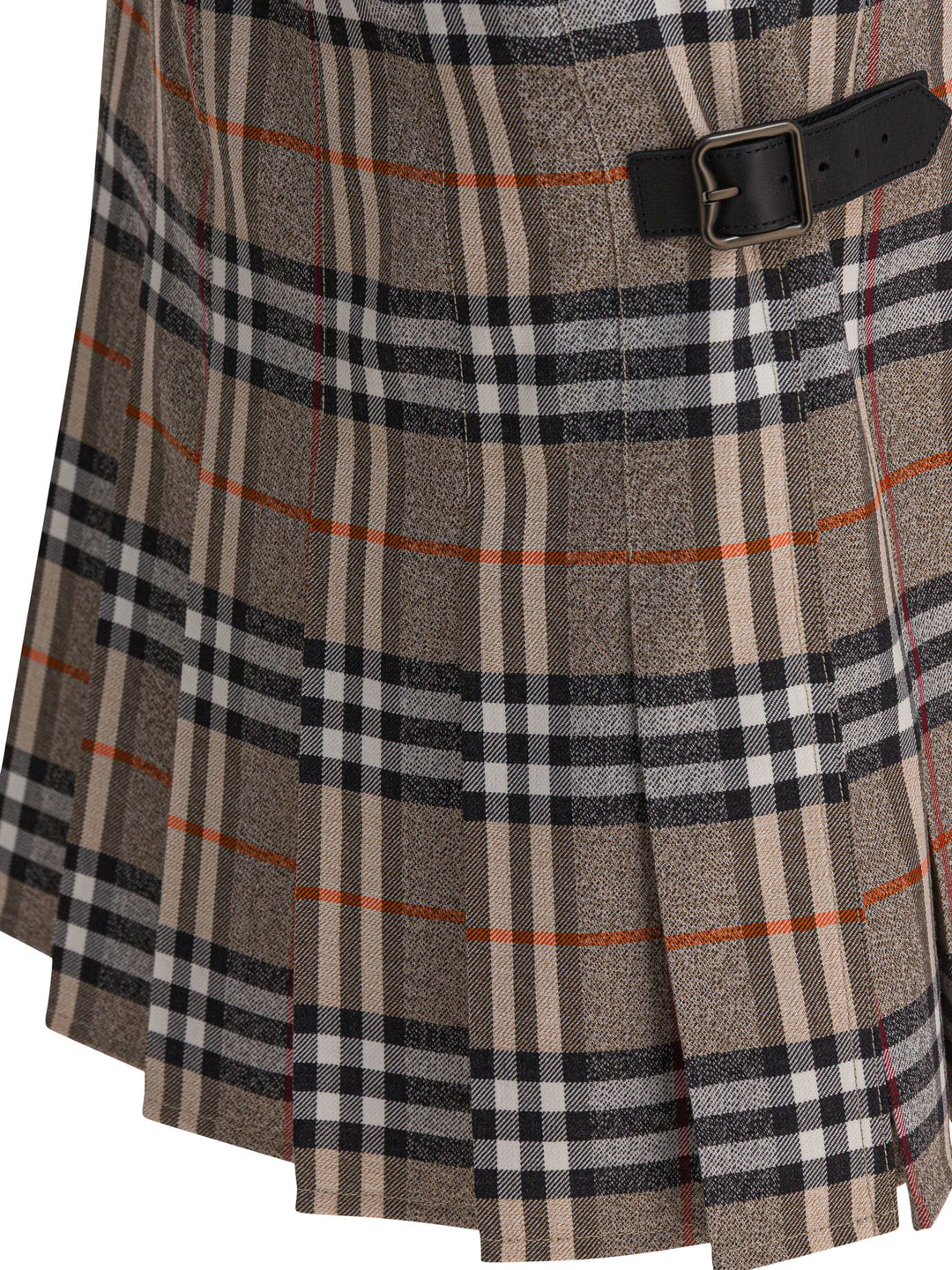 Burberry Check Skirts - Beige | a53277a32614da479059f510620797d2cb33bb26