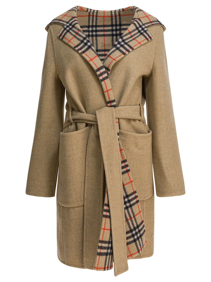 Burberry Reversible Wool Coat Jackets and Coats - Beige | 06fa42638837541285788378909d0976a094498b