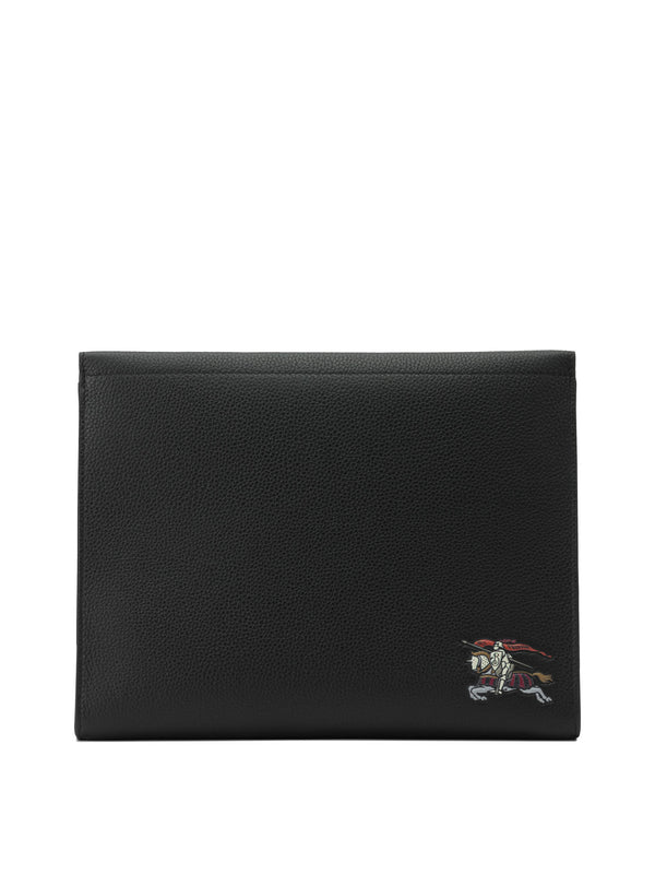 Equestrian Knight Design Pouch Black