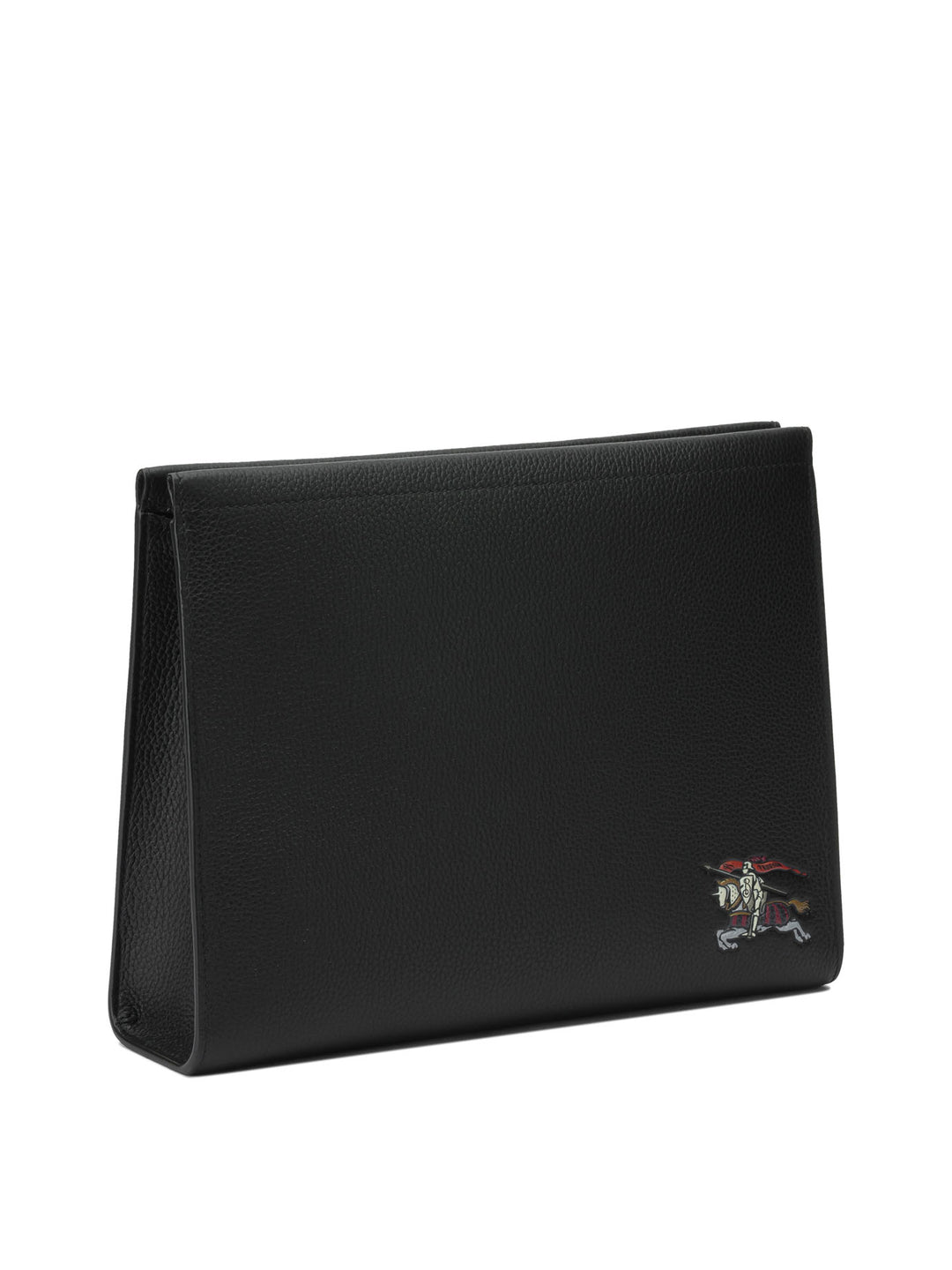 Burberry Leather Clutch Bag With Ekd Pouch - Black | 73c00db84511a30917d1bd72d613e5b62b7403bb