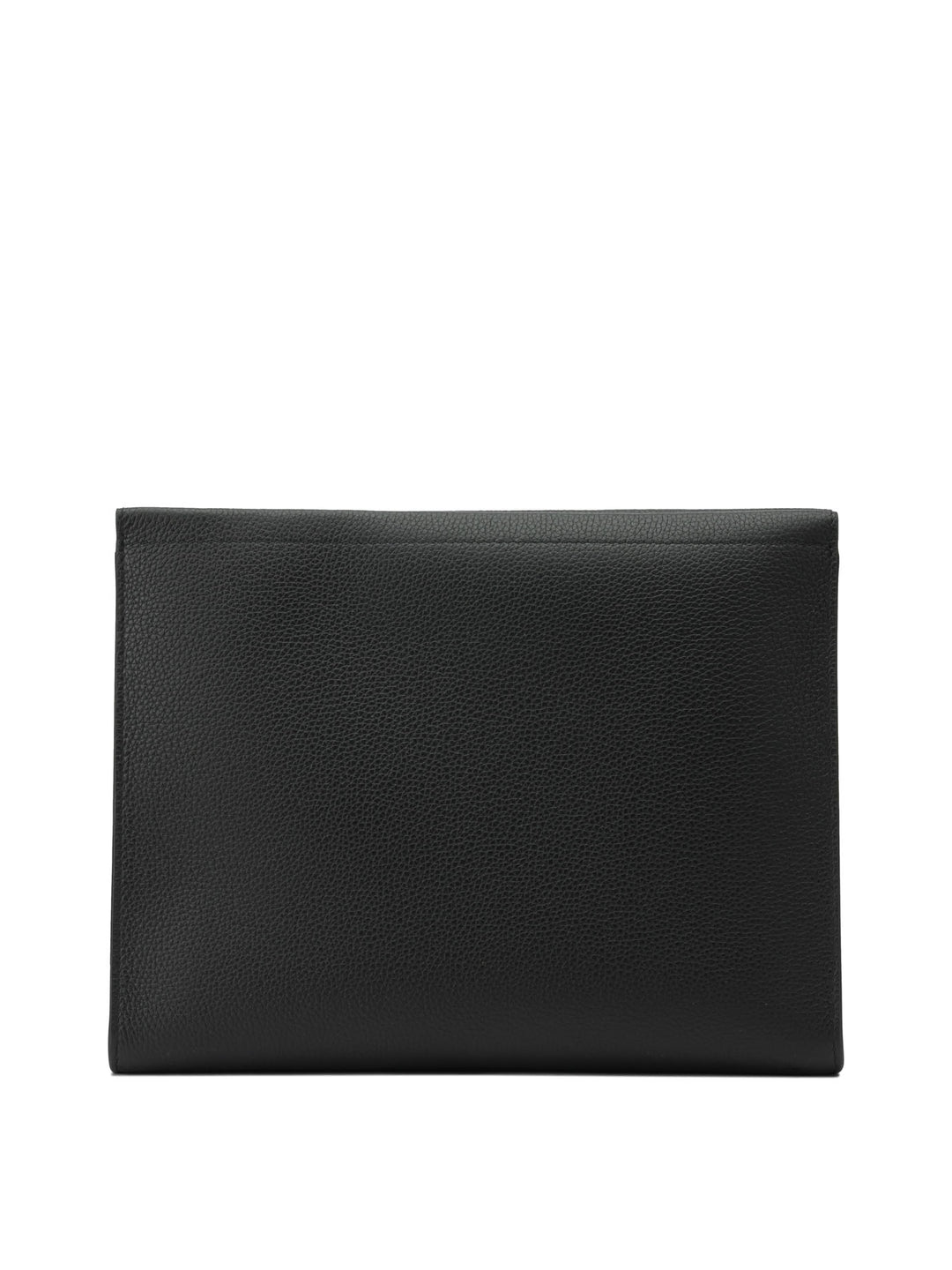 Burberry Leather Clutch Bag With Ekd Pouch - Black | 2646deda05760fdd3e940fc5209e4ae1c2fb3a97