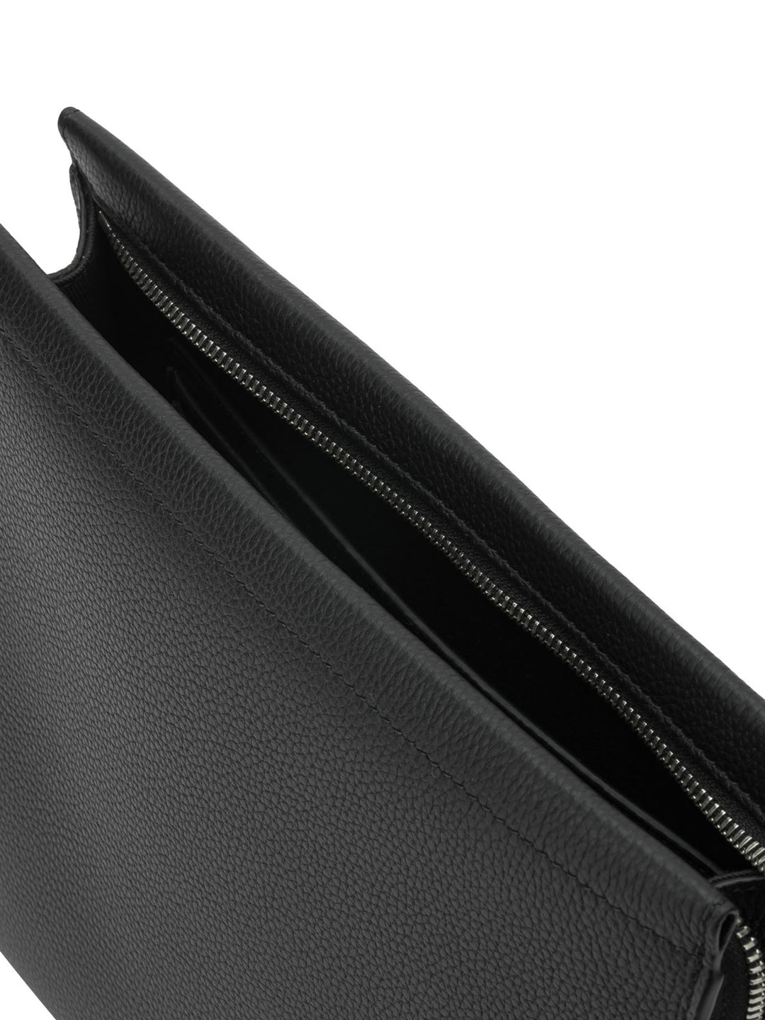 Burberry Leather Clutch Bag With Ekd Pouch - Black | d0003eb60ca0a0153b87d5d1da4eb515750e4cea