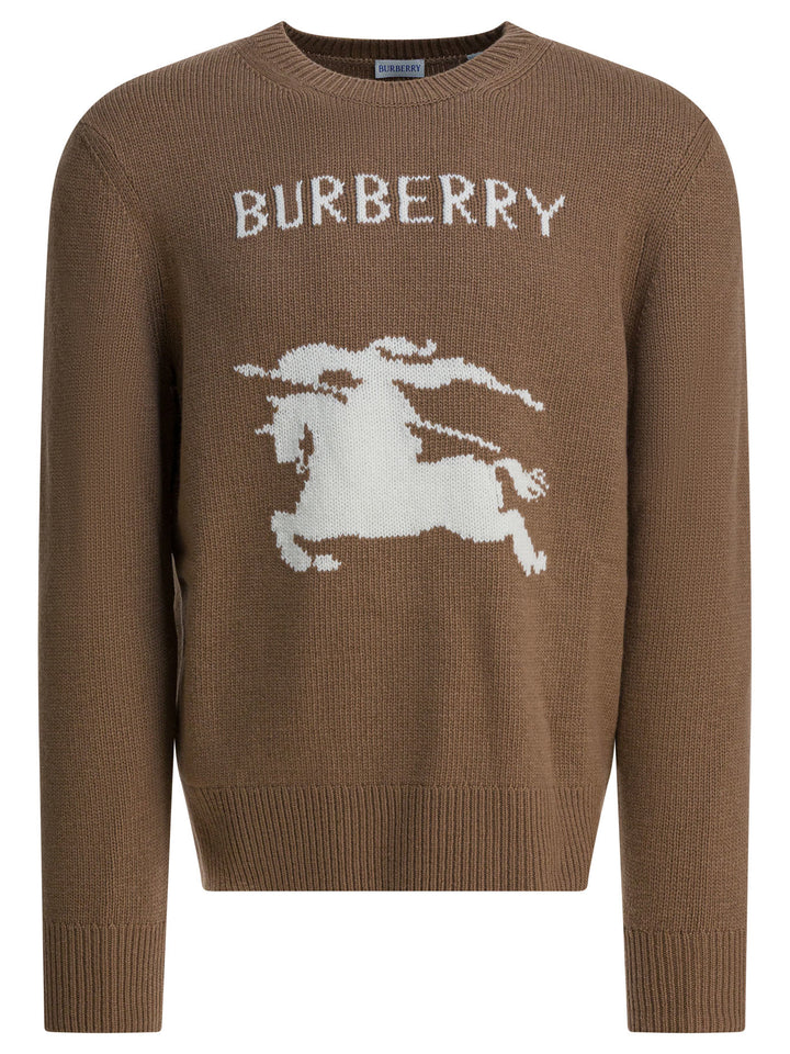 Burberry Wool And Cashmere Crewneck Sweater Knitwear - Beige | 0599e47e3f3bcd3c5c8b0872500781eebb485425