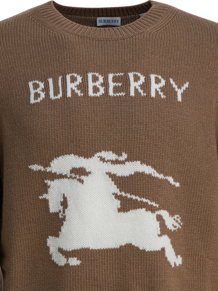 Burberry Wool And Cashmere Crewneck Sweater Knitwear - Beige | 2c7def1eb156fba40bd3cd313ca2055f031d1553