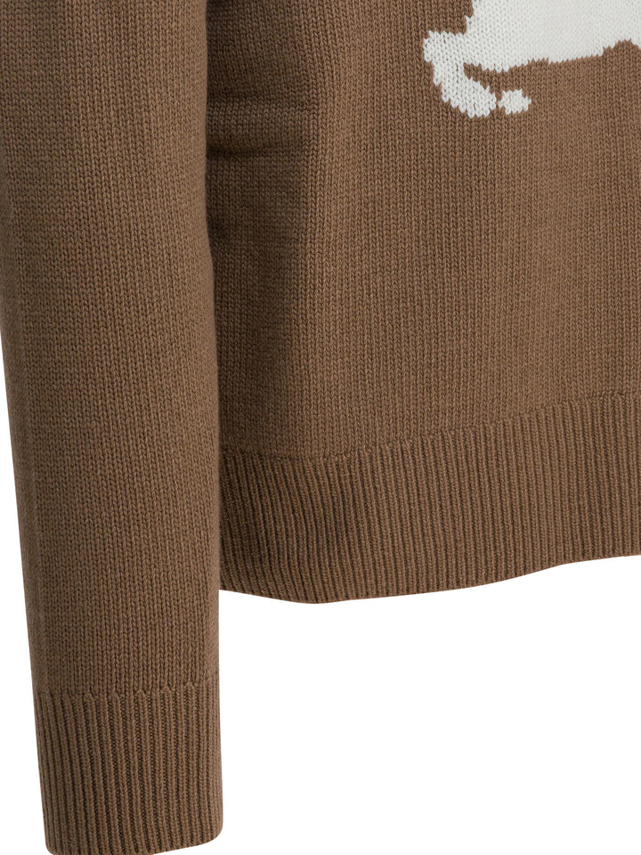 Burberry Wool And Cashmere Crewneck Sweater Knitwear - Beige | 68e8f531fc0083bd41e6561a83761386b0b489b1