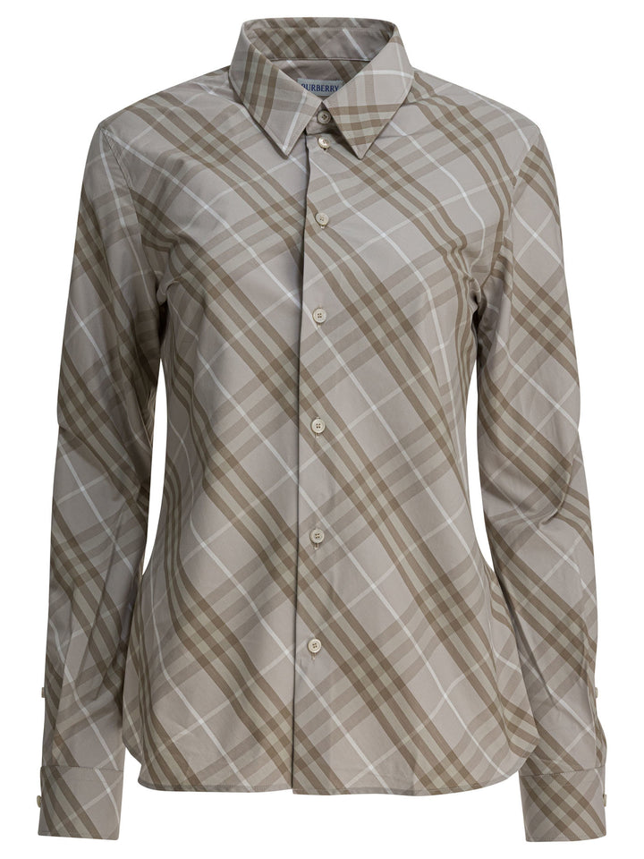 Burberry Casual Shirt Check Shirts - Grey | 5a9082fbeca6d016272dceade355922e7d141b5f