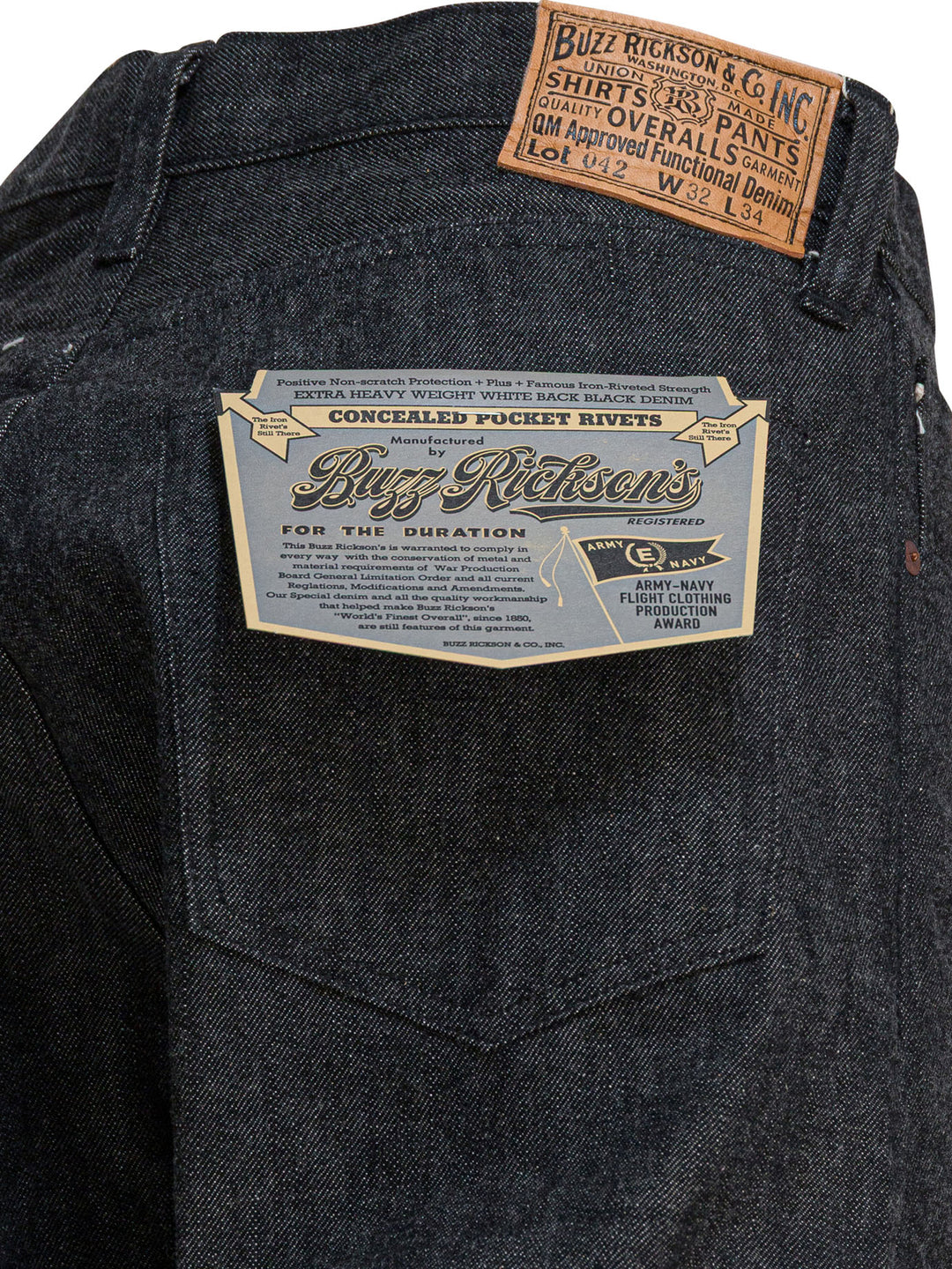 Buzz Rickson'S Ma-1 Jeans - Black | c9638433e5e03acd6a0bf33d11c25aa460d0a373