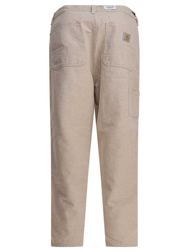 Carhartt Wip Walter Double Knee Trousers - Beige | f364267e383aa981bdf30afdc2624ae2b60cb19b