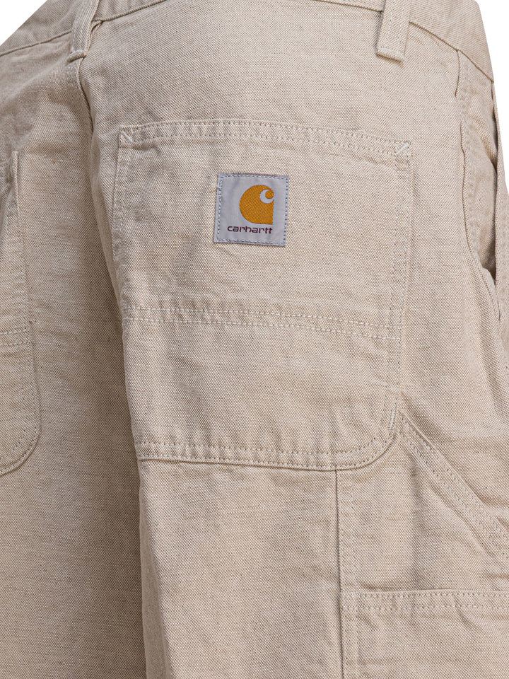 Carhartt Wip Walter Single Knee Shorts - Beige | 9cbdb9c336e80068f8e1d86a197a7a08254538a9