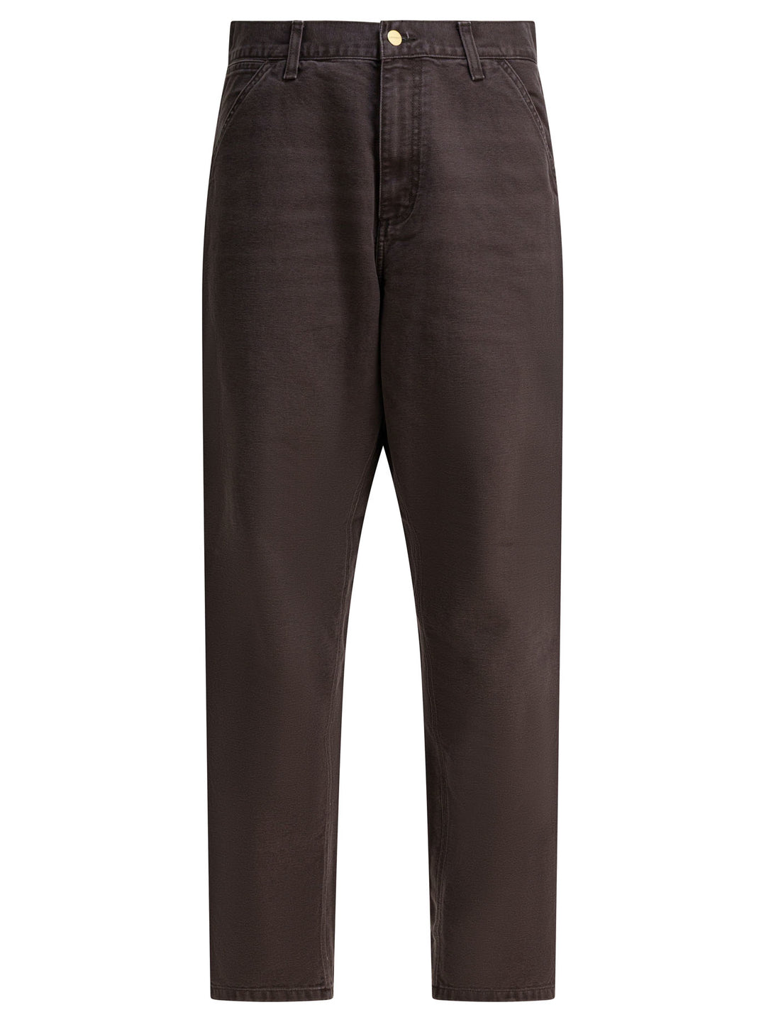 Carhartt Wip Single Knee Trousers - Brown | 01586f672ce1457b0f5a6565d1498f039032e09a