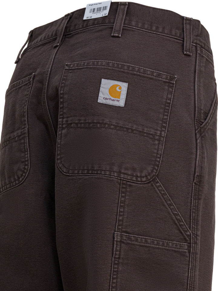 Carhartt Wip Single Knee Trousers - Brown | abf642c37bf935ef06347db305388ad64f742a68
