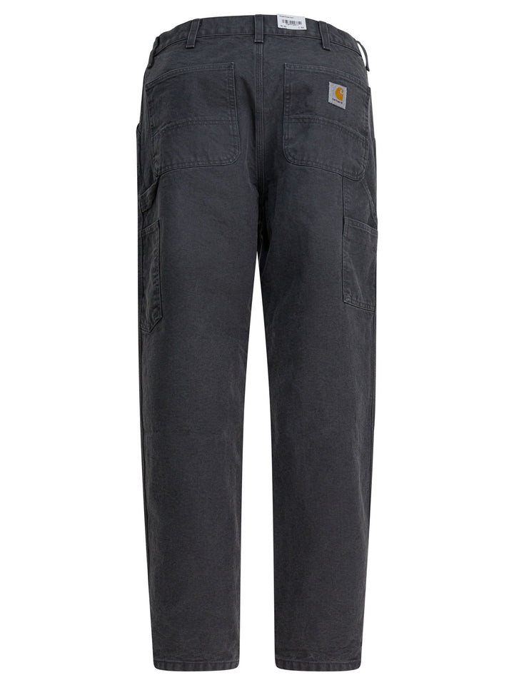 Carhartt Wip Single Knee Trousers - Grey | c4ec4facb2d063cfb83574d8e1449b1eea620012