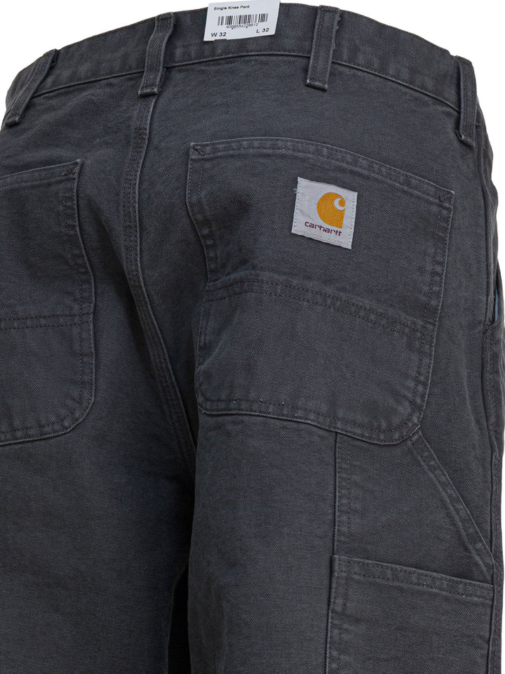 Carhartt Wip Single Knee Trousers - Grey | 7918bd23ef55c5473a15f8113c3cc4897ab5dd82