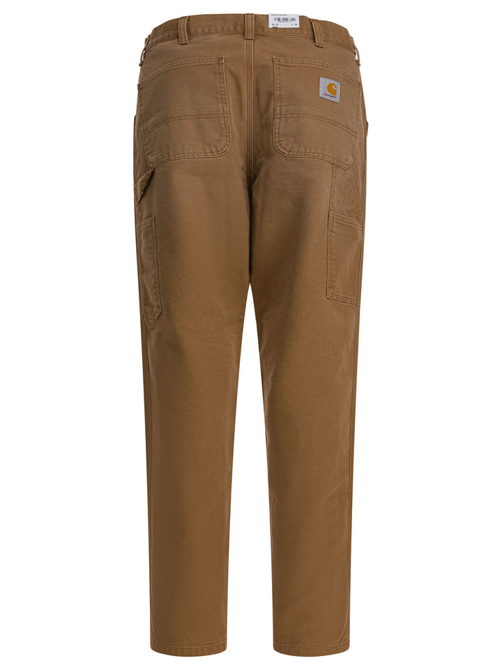 Carhartt Wip Single Knee Trousers - Brown | 992c17cc39846145cd94d98276d2aa118d21eb5c