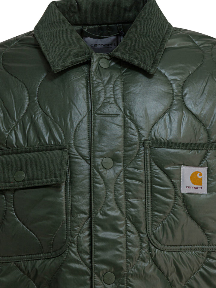 Carhartt Wip Oscar Chore Jackets and Coats - Green | 49724b804f0b41b9992cfe43bf9facaaec10adc9