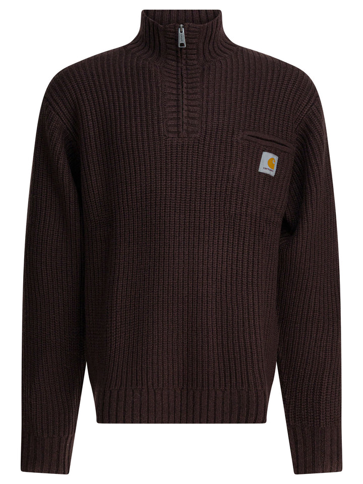 Carhartt Wip Detroit Knitwear - Brown | 3033fa7de999e83d44559a1509ed70f187edc7a7