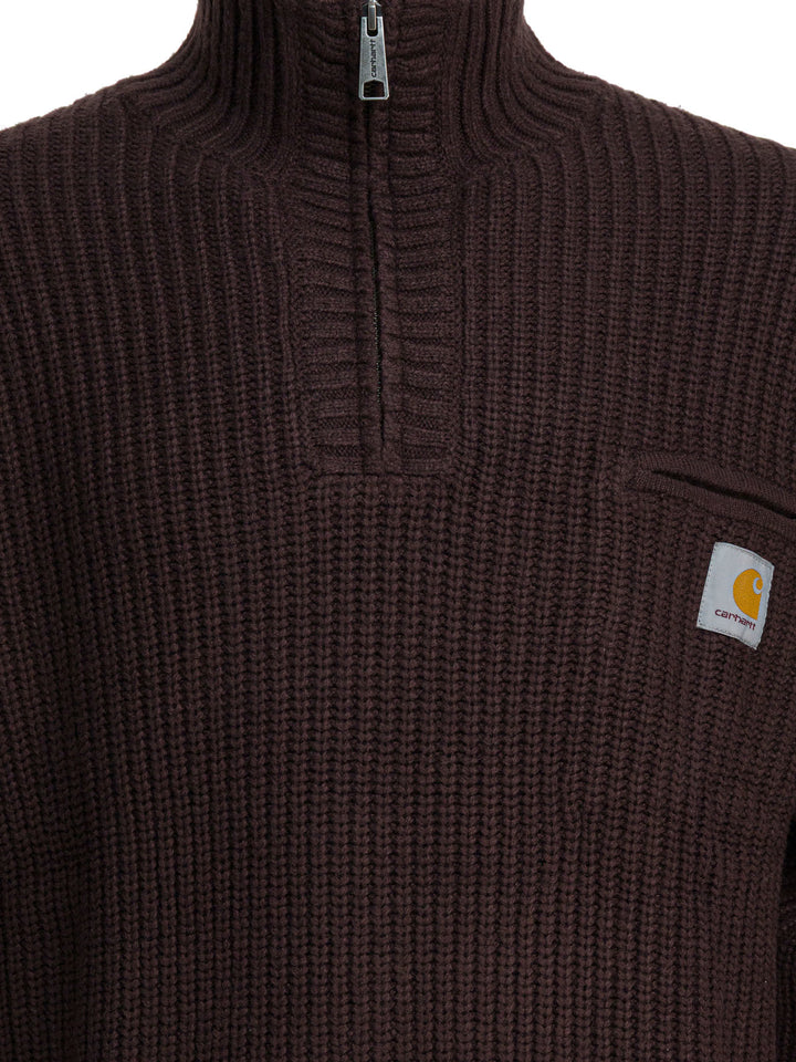 Carhartt Wip Detroit Knitwear - Brown | 3f1353e81f8452f30504622b2d14ed40918d0394