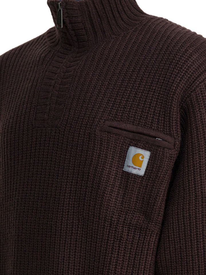 Carhartt Wip Detroit Knitwear - Brown | 2428b9d6fcd7659b6a6c4b1dd1af666906c628f0