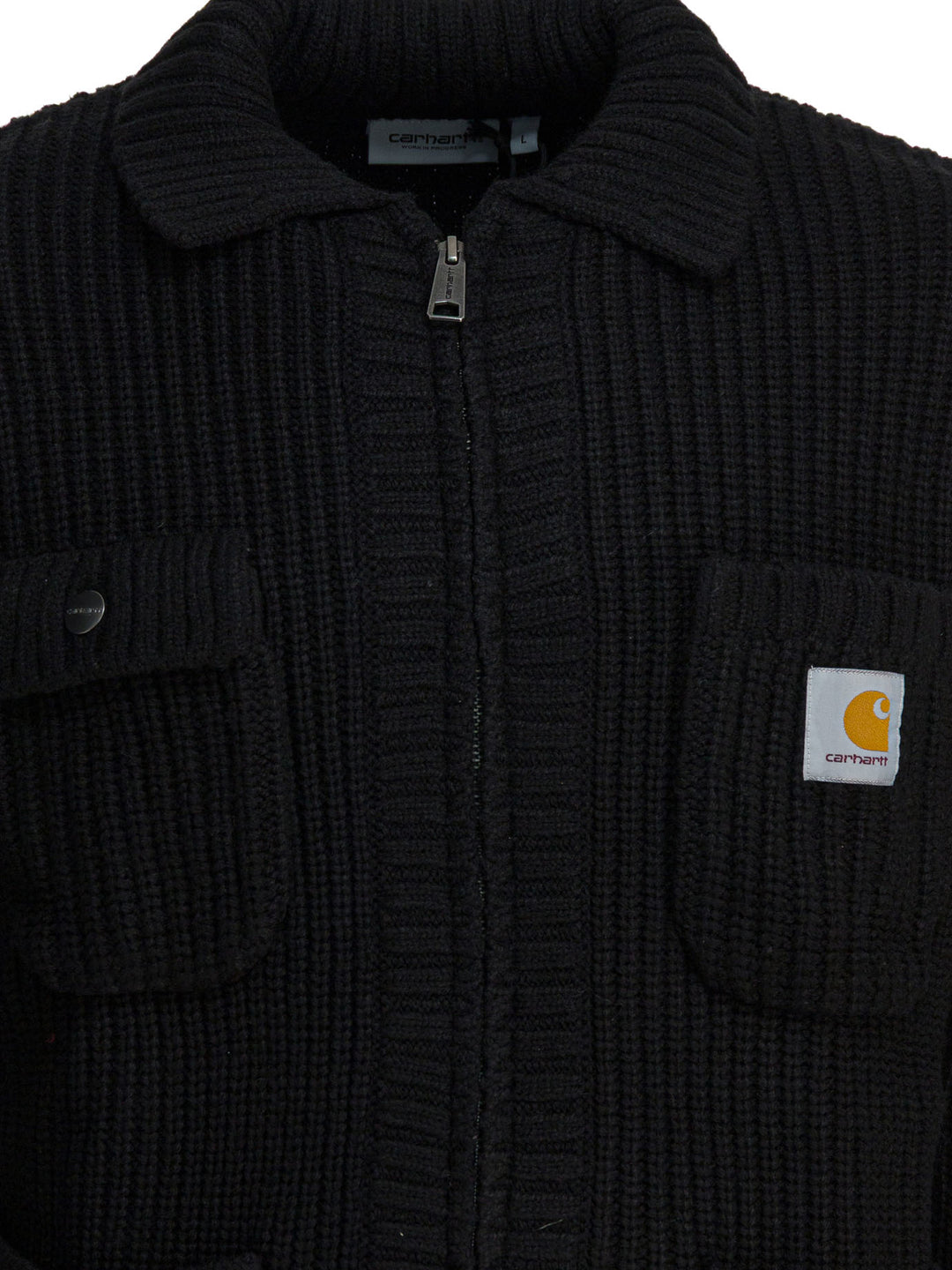 Carhartt Wip Chore Knit Jackets and Coats - Black | 838ca4ea11e2f57f6ee4e058acc03143f809e3b1