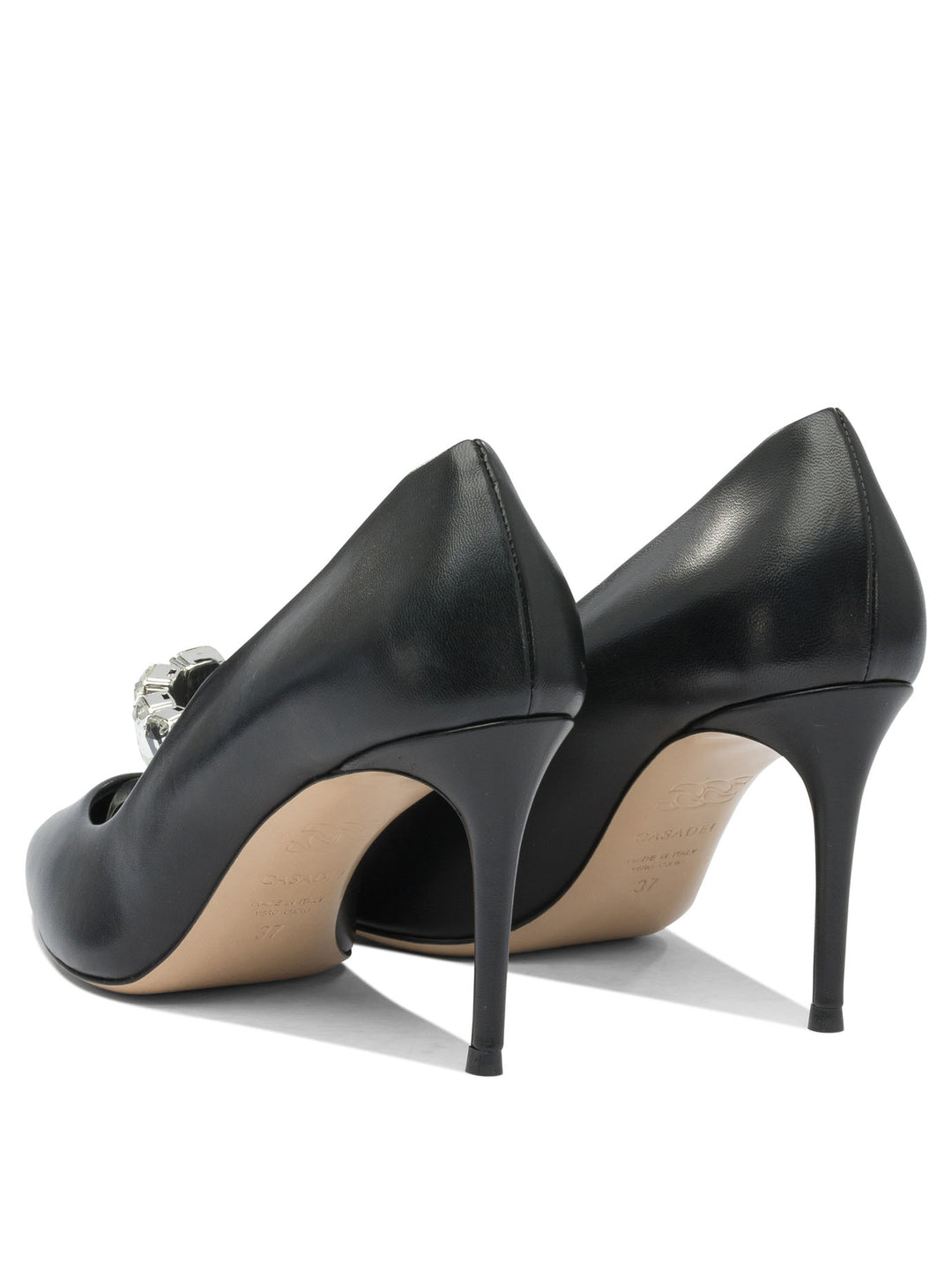 Casadei Julia Minorca 80mm Heeled shoes - Black | 8d7ce89b45a15c8d87f02724e1cd9f2ec4fc282f