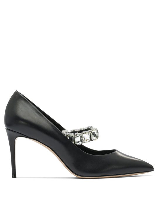 Julia Minorca 80mm Heeled Shoes Black