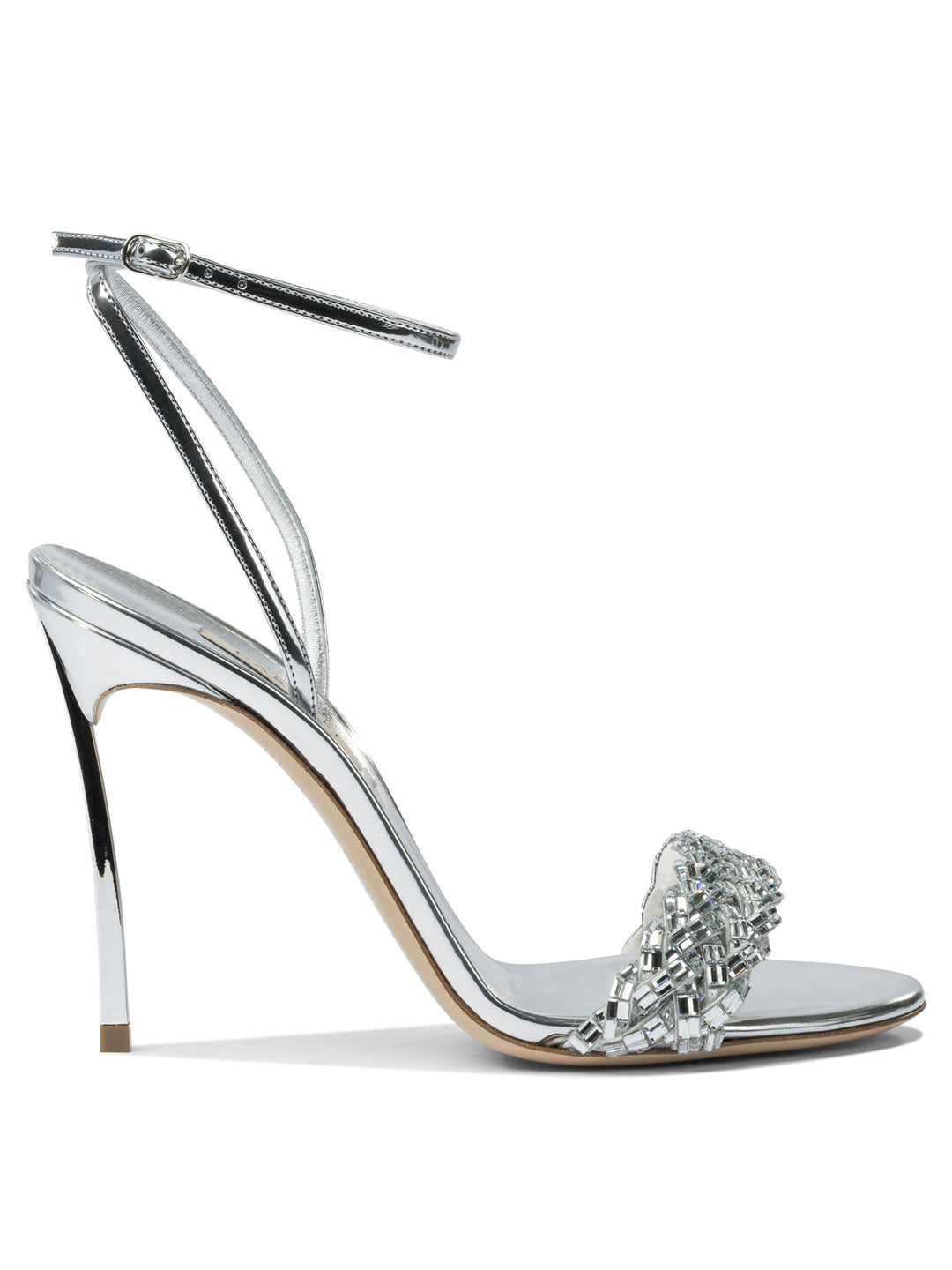 Casadei Interstellar Sandals - Silver | 027c27155ae046701d25bb043d80ce2e4b1dabe0