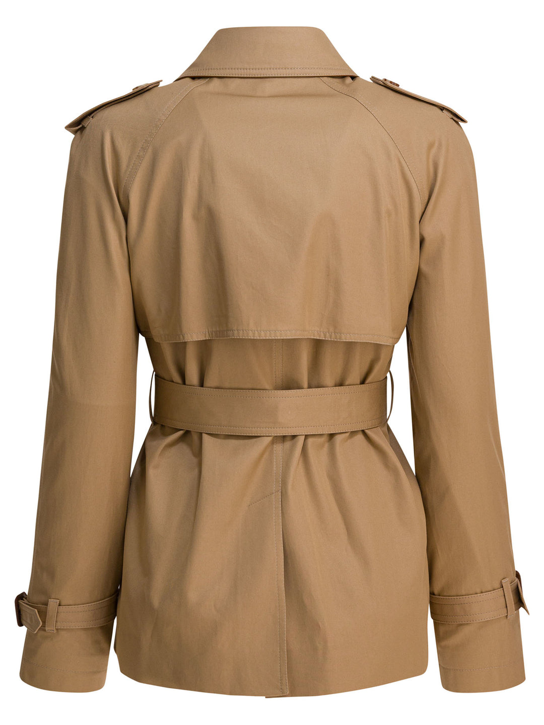Chloé Short Cotton Gabardine Trench Coat Jackets and Coats - Beige | 6528fca932d6f6635cc2bc5b32137ca0200403fe