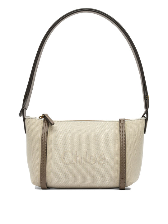 Chloé Carry Shoulder Bags Beige