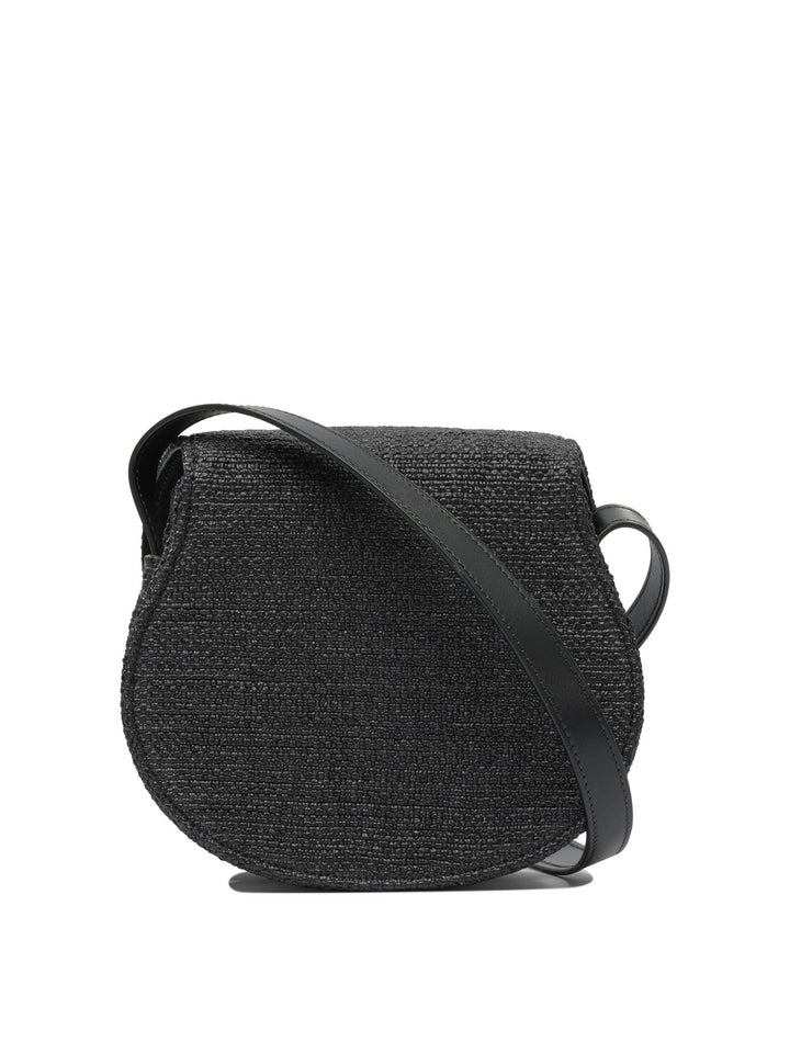 Chloé Saddle Marcie Crossbody Bags - Black | 2b750e6c45bd7c315e7afc9fca50b2593cbd4379