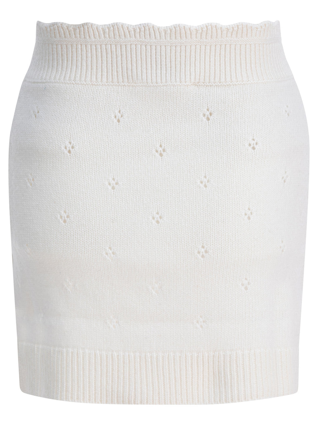Chloé Openwork Wool And Cashmere Miniskirt Skirts - White | f7010377eafd2ed99fb99fb24c476c0dfde8ceeb