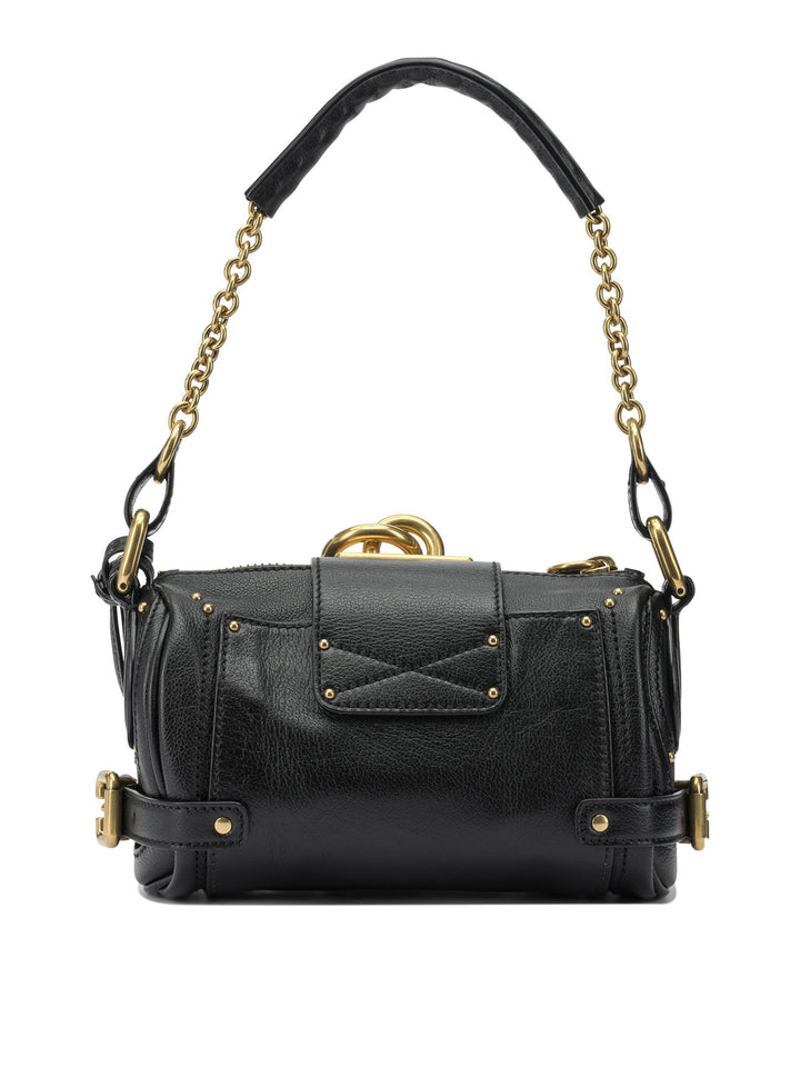 Chloé Paddington Shoulder Bags - Black | ad6f82d5dfb080a4a78b75566e6be5cb59d3bad0
